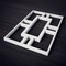 Ekena Millwork Extra Small Hastings Decorative Fretwork Wall Panels in Architectural PVC, 4 7/8"W x 7 3/8"H x 3/8"T WALP05X08HAS - alternate 5